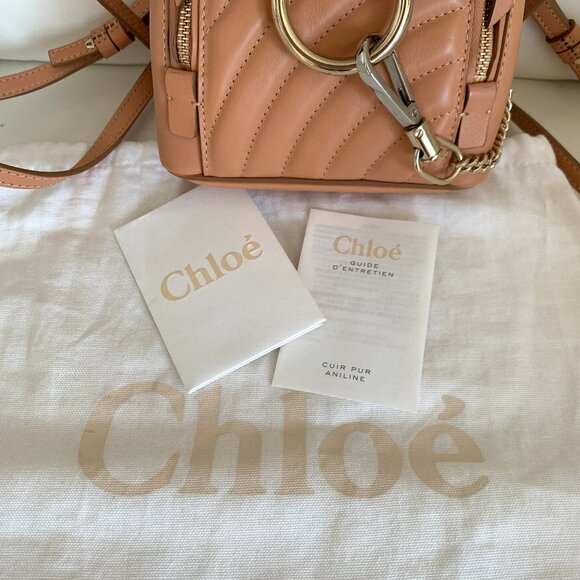 Chloe Mini Faye Quilted Leather Backpack main image 6